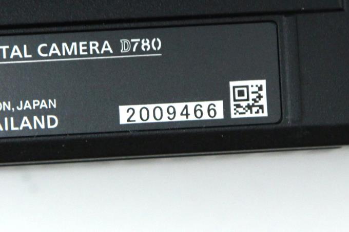 D780 ボディ シャッター回数 約1100回以下 γH1622-2P4 | ニコン