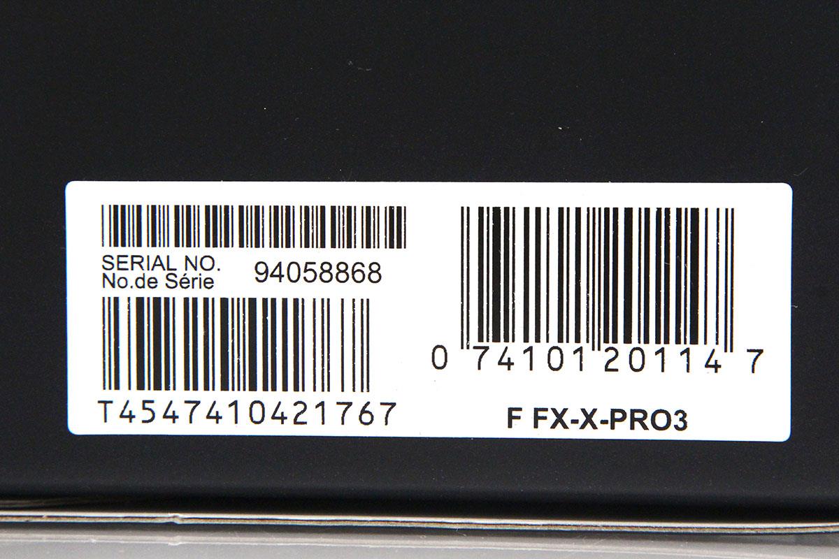 FUJIFILM X-Pro3 ボディ ブラック シャッター回数約4700回以下 γA4136 