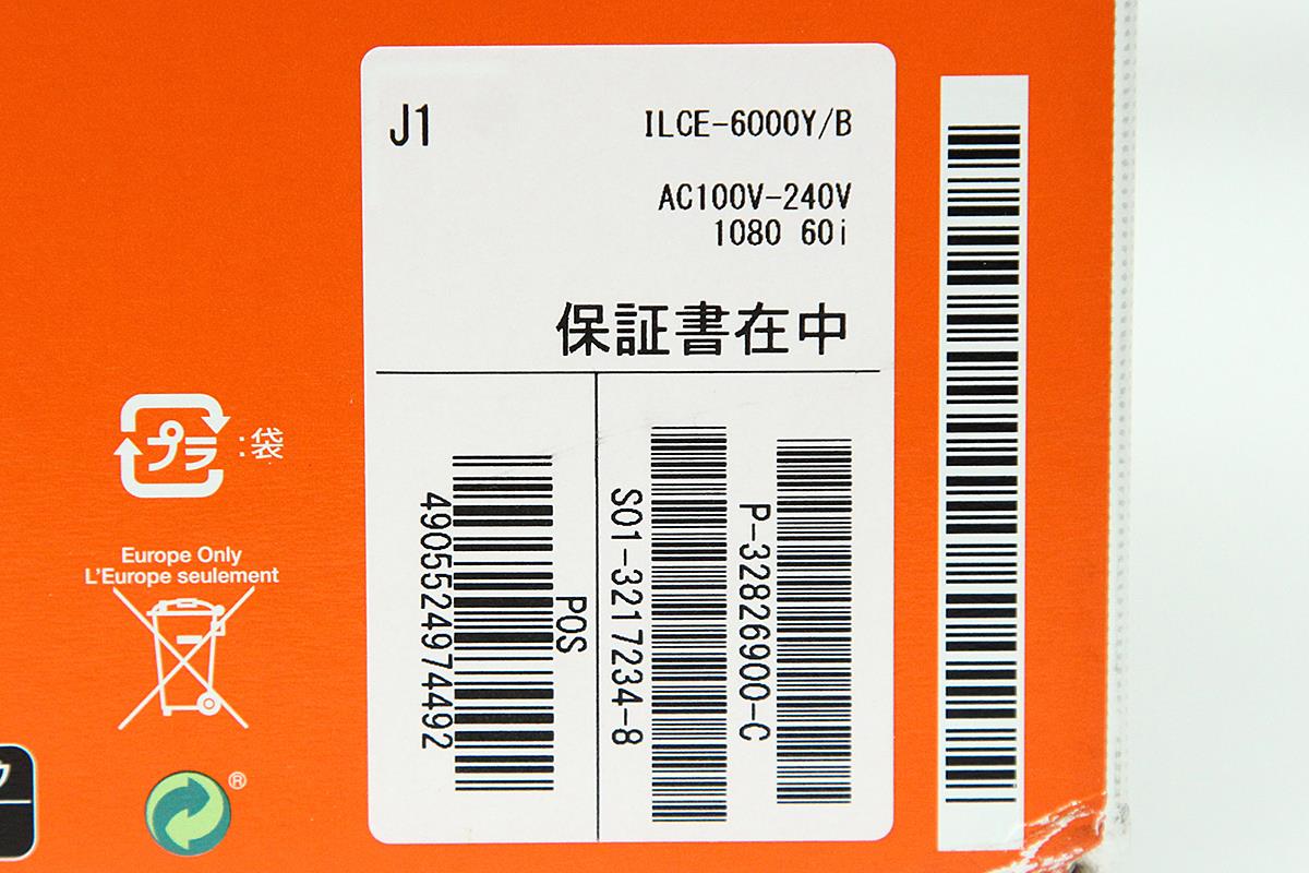 α6000 ILCE-6000Y ダブルズームレンズキット ブラック シャッター回数
