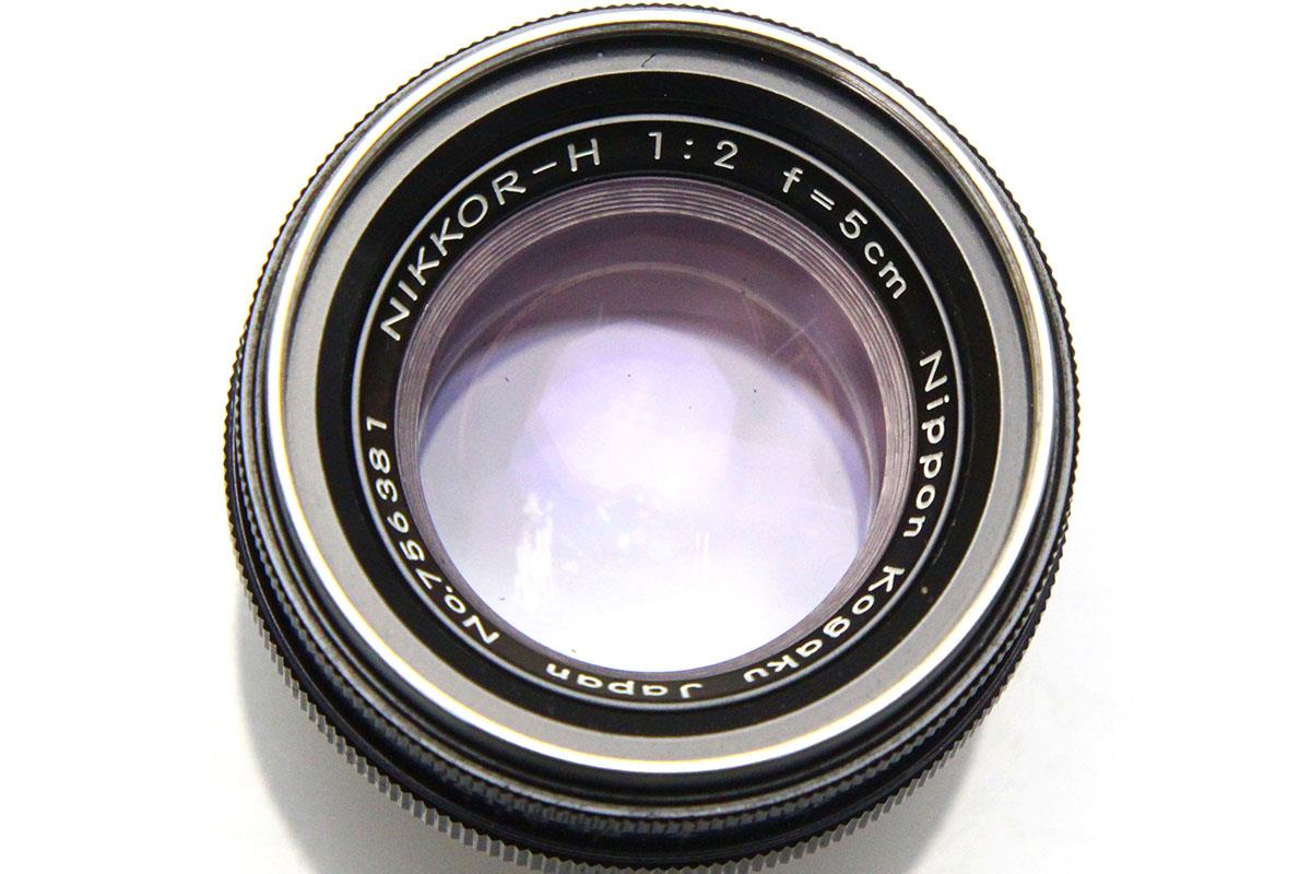 ニコン Nikon nikkor-h レンズ付 1:2 f=5cm bブラック