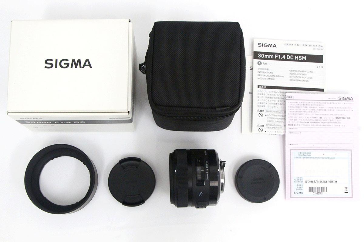美品】SIGMA 30mm F1.4 DC HSM Pentax Kマウント-