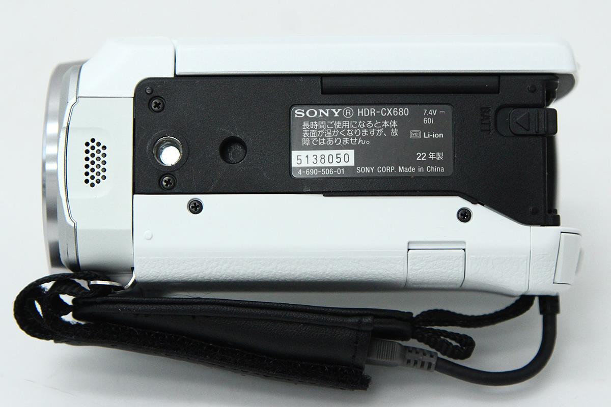 HDR-CX680 デジタルHDビデオカメラレコーダー ホワイト γH2237-2O4