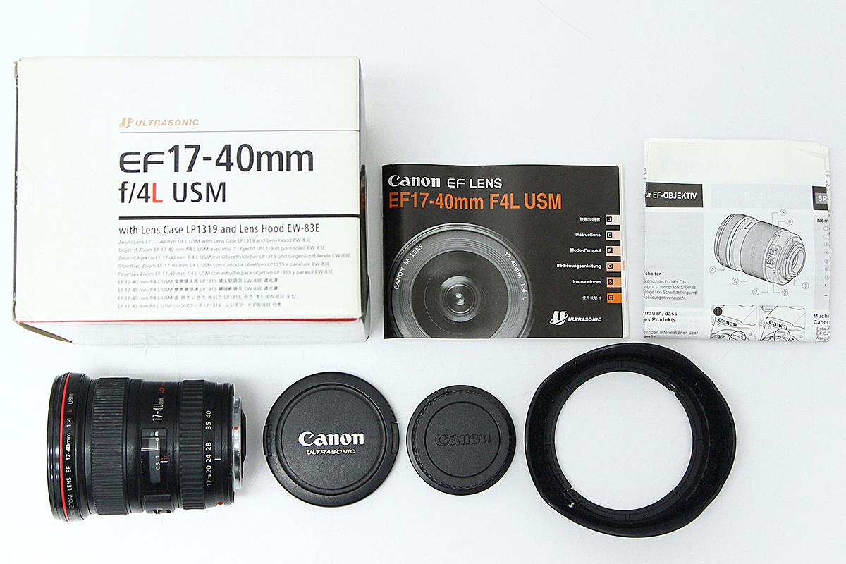 EF17-40mm F4L USM γH2309-2A4 | キヤノン | 一眼レフカメラ用 ...