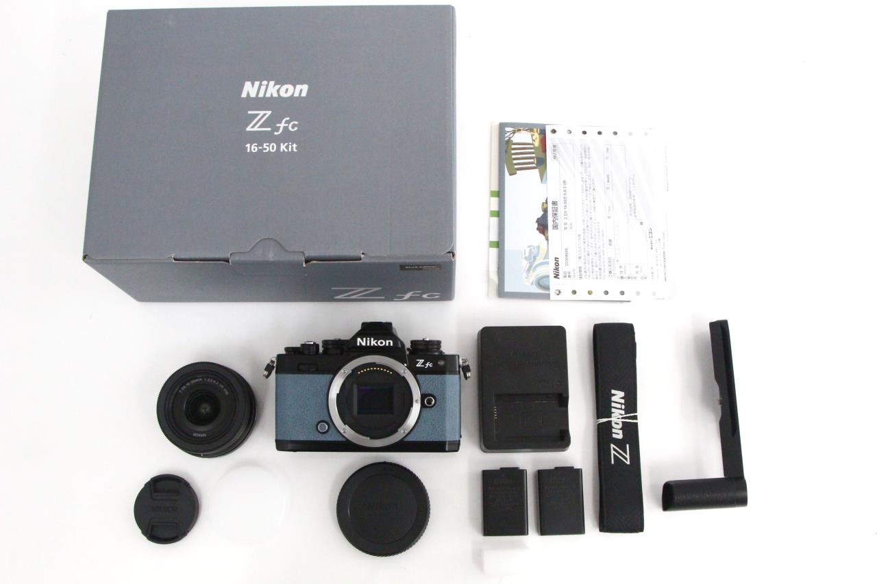Nikon zfc 16-50 VR レンズキット チョークブルー＋純正グリップZfc-G 