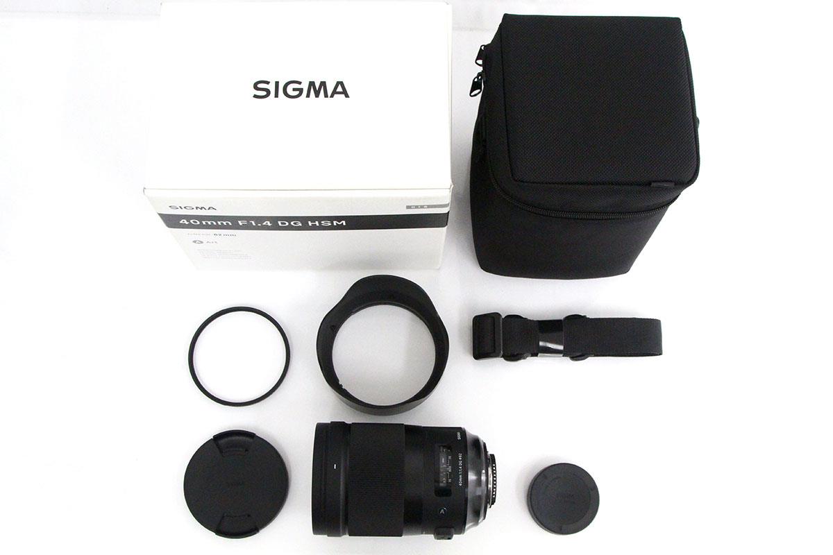 短納期・高品質 SIGMA 40mm F1.4 DG HSM | Art ニコンFマウント