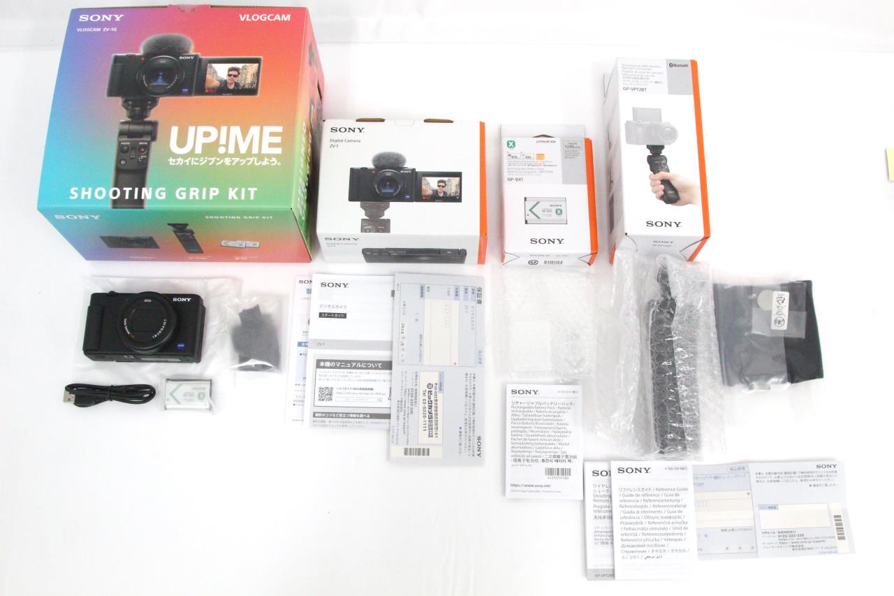 【s】VLOGCAM ZV-1G シューティンググリップキット レンタル - SONY(ソニー)VLOGCAM ZV-1G シューティンググリップキット