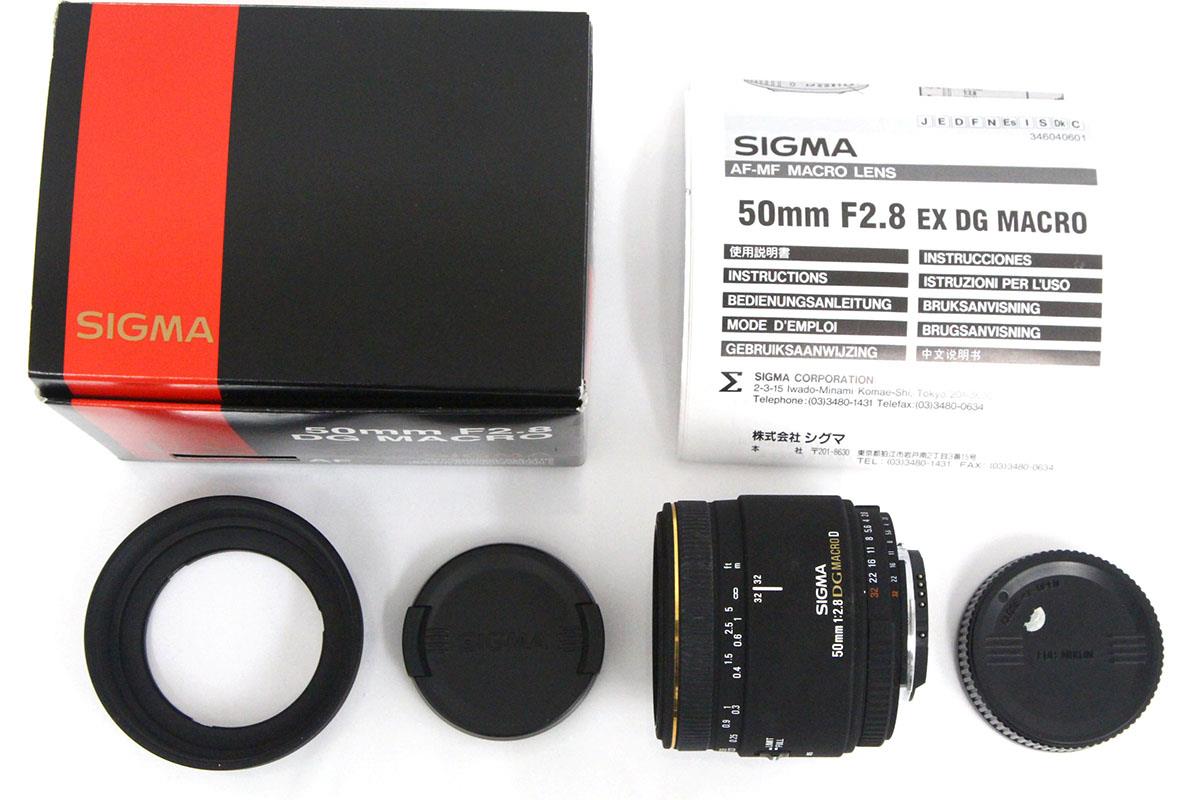 50mm F2.8 EX DG MACRO D ニコンFマウント用 γA5045-2A4 | シグマ