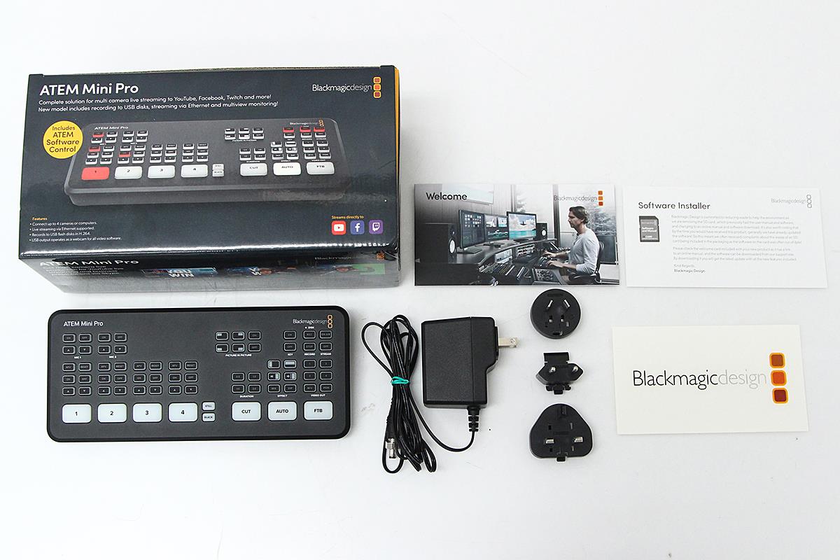 Blackmagic Design ATEM Mini Pro ISO【極美品】 - PC周辺機器