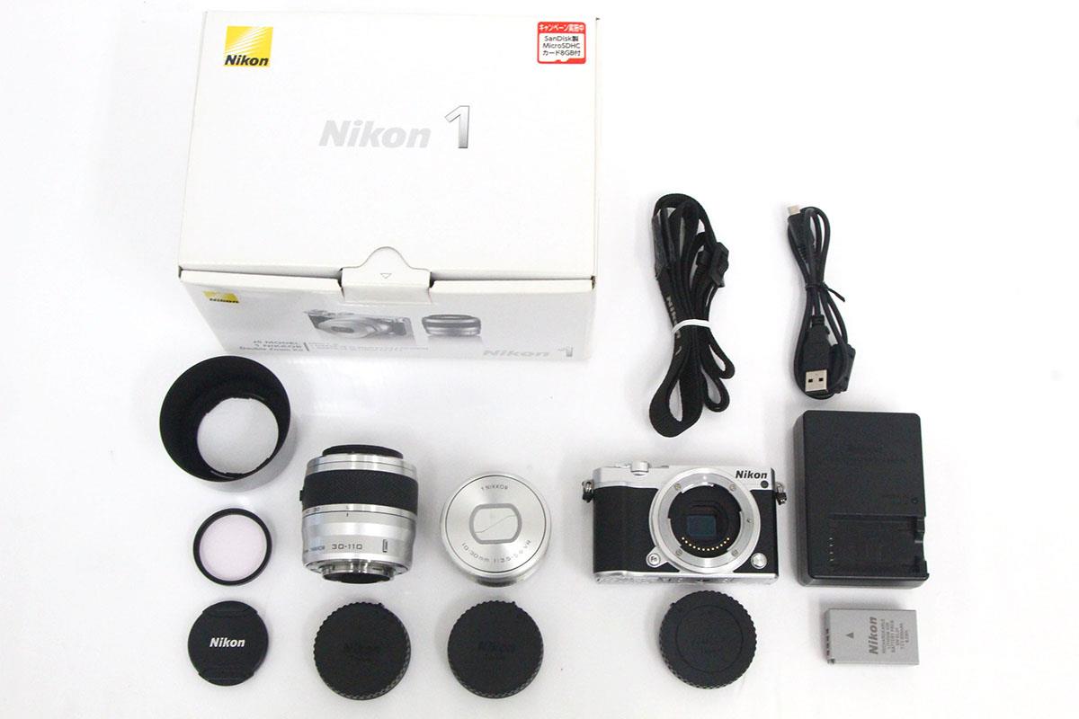 Nikon 1 J5 ダブルズームレンズキット シルバー シャッター回数 約4700