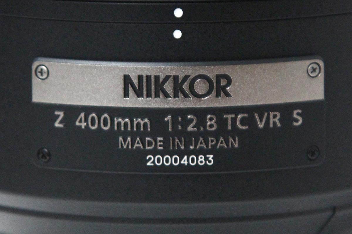 NIKKOR Z 400mm F2.8 TC VR S γH3064-2J6 | ニコン | ミラーレスカメラ
