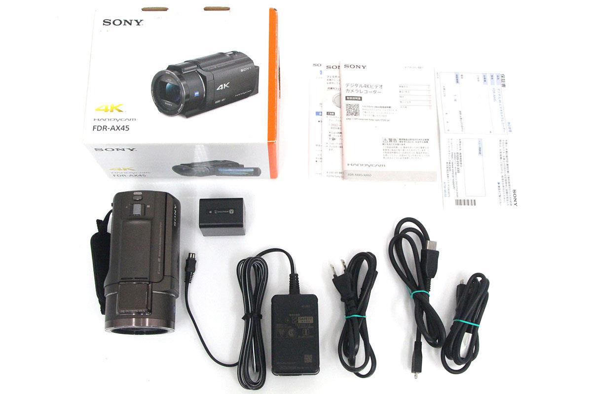 FDR-AX45 デジタル4Kビデオカメラレコーダー ブロンズブラウン γA5454 ...