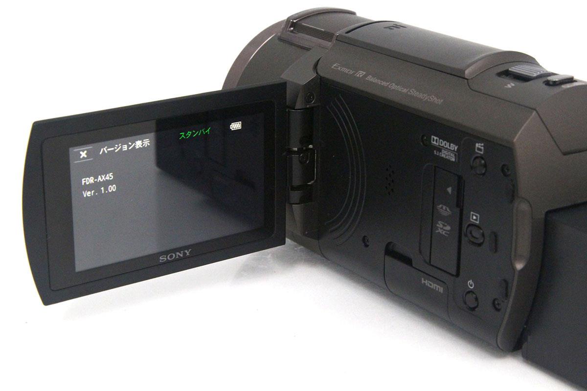 FDR-AX45 デジタル4Kビデオカメラレコーダー ブロンズブラウン γA5454