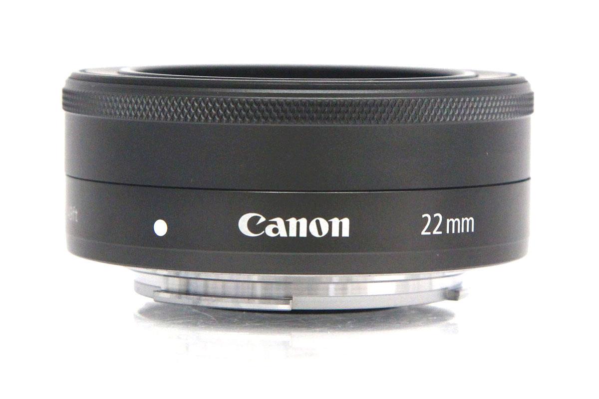 美品】Canon EF-M 22mm F2 STM グラファイト-