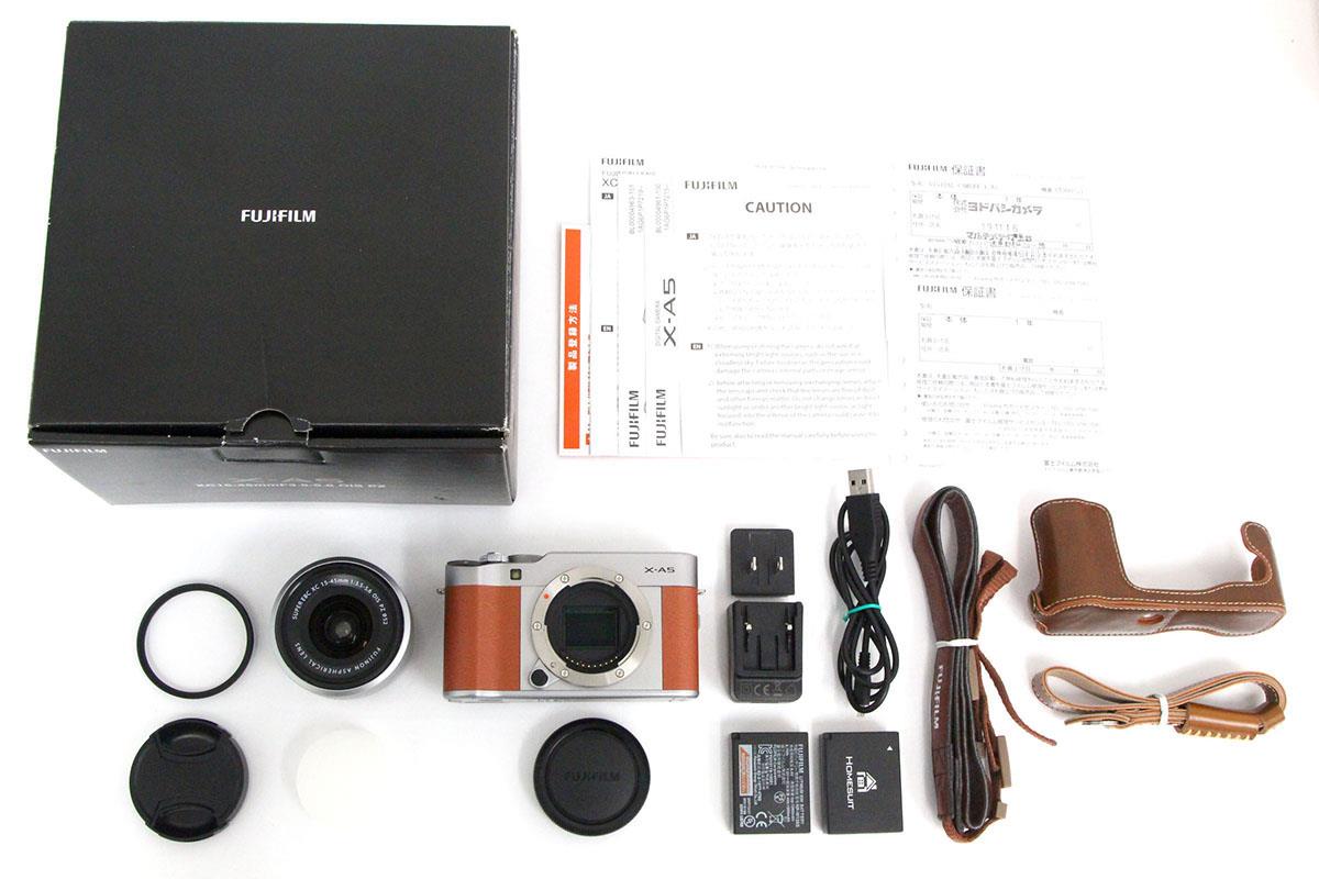 【最終価格】Fujifilm X-A5 ブラウン レンズキットカメラ