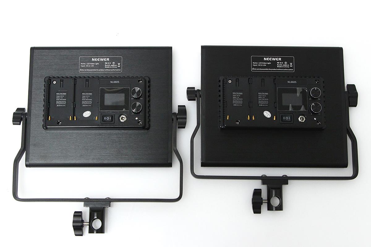 NL660S LEDビデオライト 2セット 付属品あり γH3314-2K2 | NEEWER