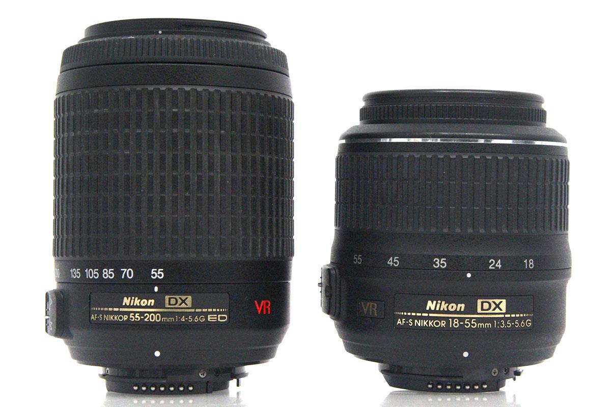 シャッター数850回！ ニコン Nikon D5500 レンズ3点セット D5000 ダブルズームキット シャッター回数 約2500回以下 γA5763