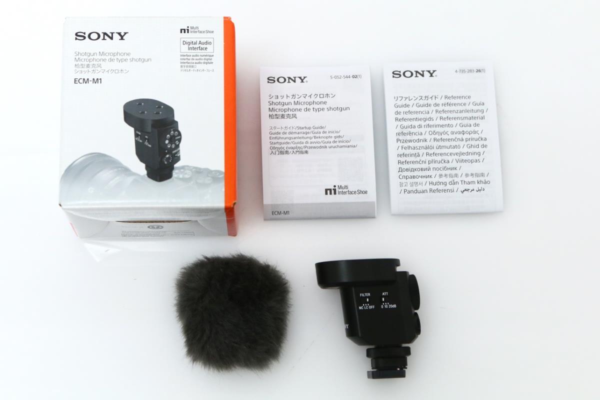 早いもの勝ち！SONY ECM-M1 ショットガンマイクロフォン 【公式通販】