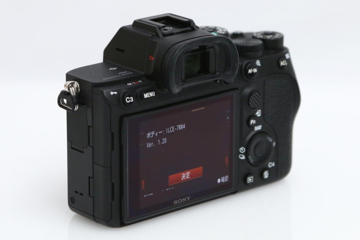 良品 α7R IV 完動品 / ILCE-7RM4 / シャッター数5924 α7R IV ILCE-7RM4 ボディ シャッター回数 約160500回以下 γN848