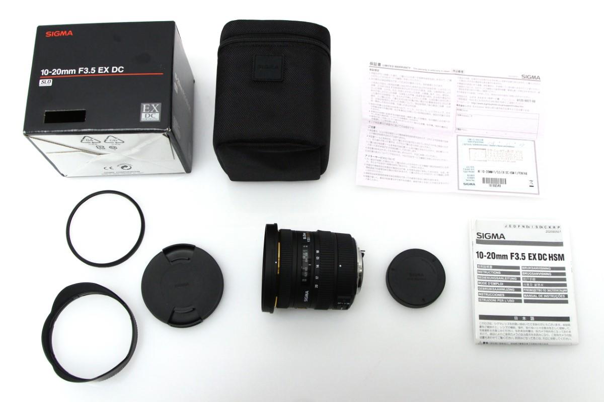 爆買い国産SIGMA 10-20mm F4-5.6EX DC ペンタックスKマウント レンズ(ズーム)