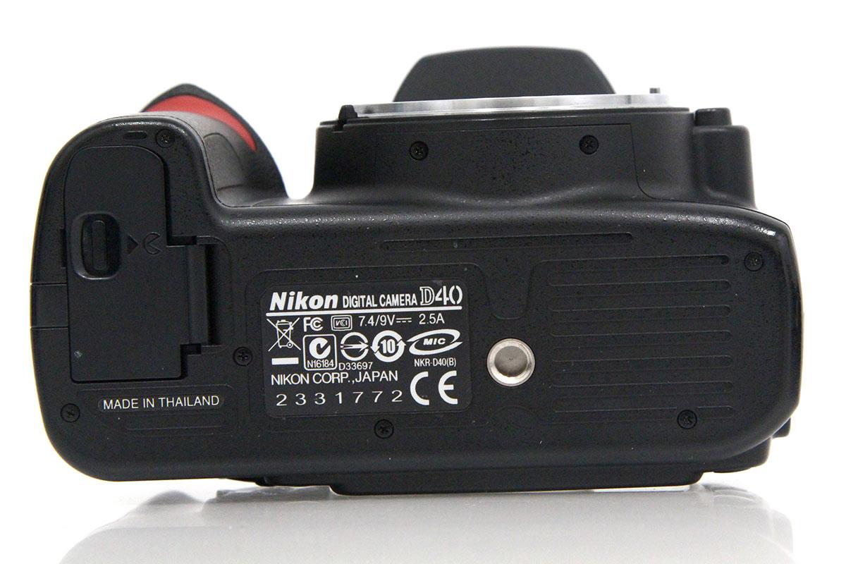D40 ボディ ブラック シャッター回数 約16800回以下 レンズ2本付 