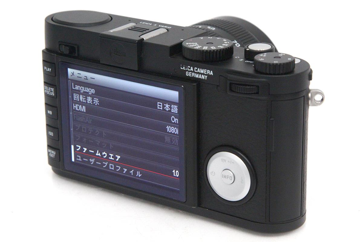 X Vario (Typ107) ブラック CA01-A7422-3U5B | ライカ | コンパクト 