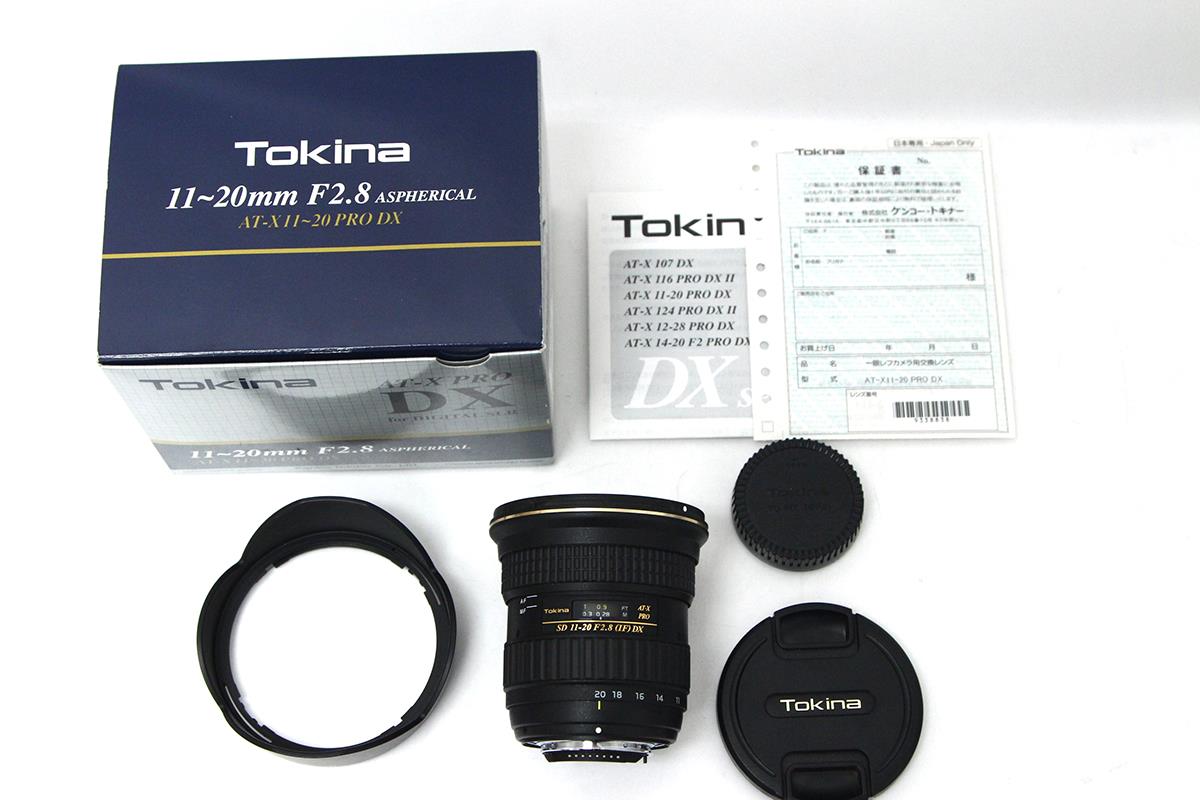 AT-X 11-20 PRO DX ニコンFマウント用 CA01-M1460-2B3 | Tokina | 一眼 ...