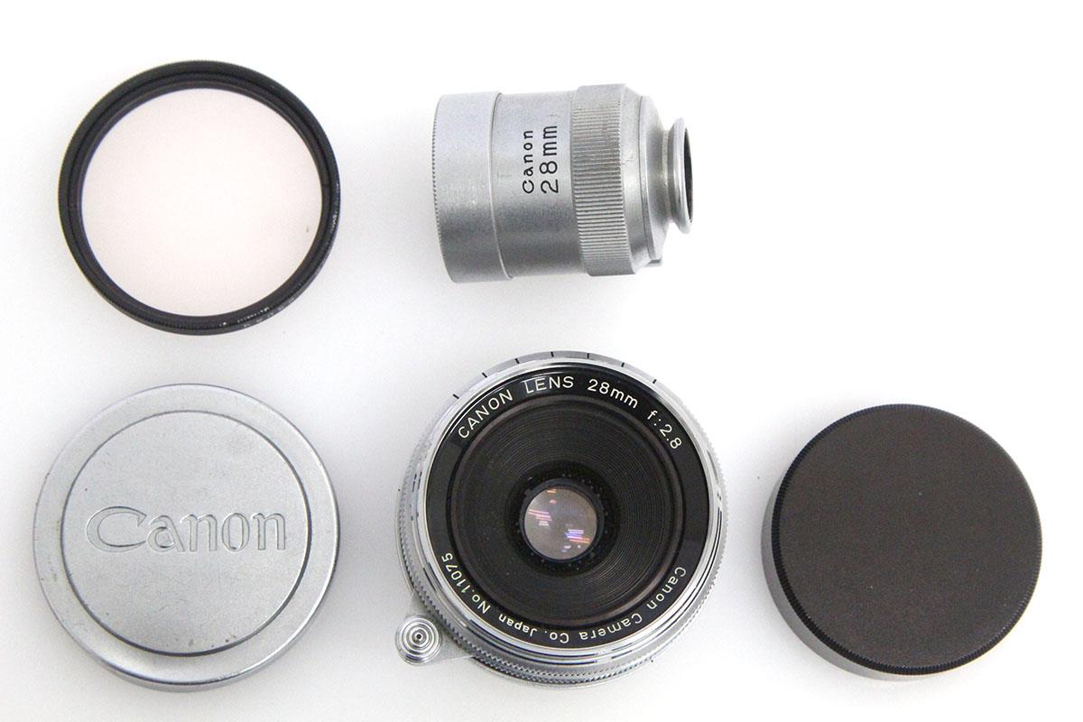 Canon 28mm F2.8 L39 オールドレンズ キヤノン製 Canon 28mm f2.8 LTM