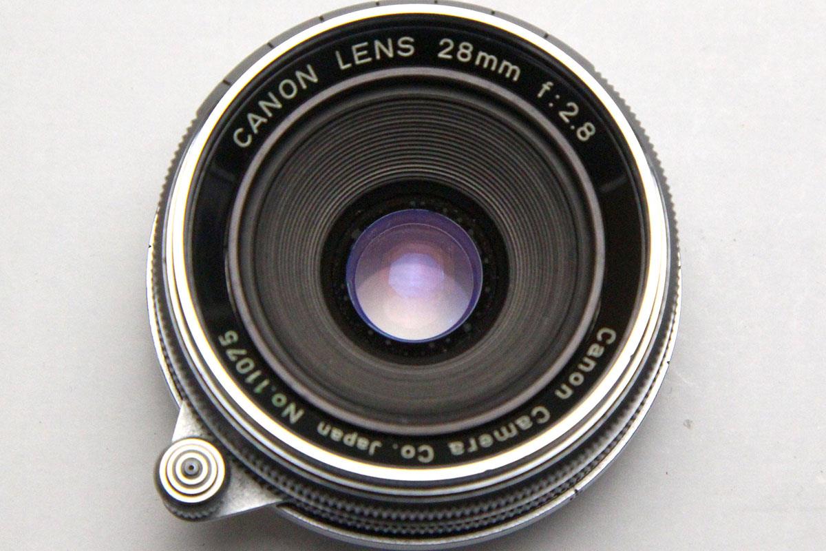 【美品】Canon キャノン 28mm F2.8 L39 レンズ #315 キヤノン Canon 28mm F2.8 Lマウント L39 レンジファインダーカメラ用