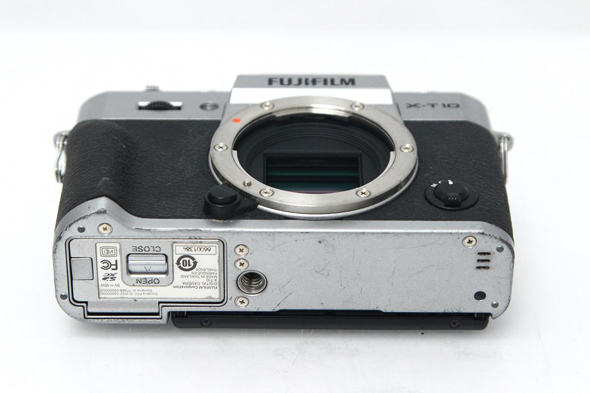 フジ FUJIFILM X-T10 ボディ シルバー 美品 5年保証付