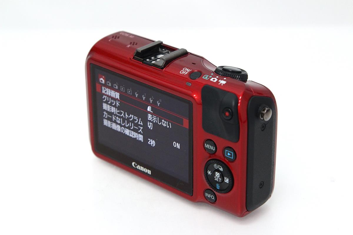キャノン canon EOS M ボディ レッド 赤 新品同様 即決送料無料