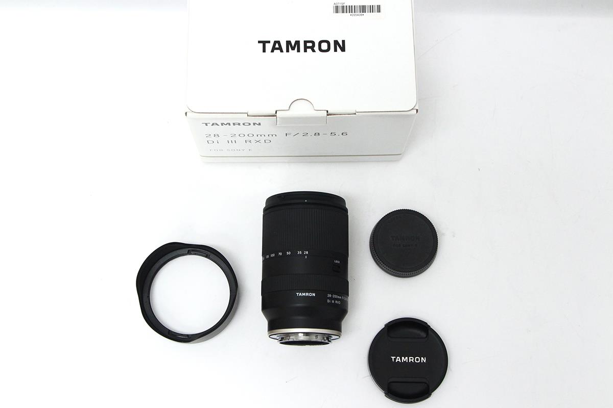 28-200mm F2.8-5.6 Di III RXD Model A071 ソニーEマウント用 CA01 