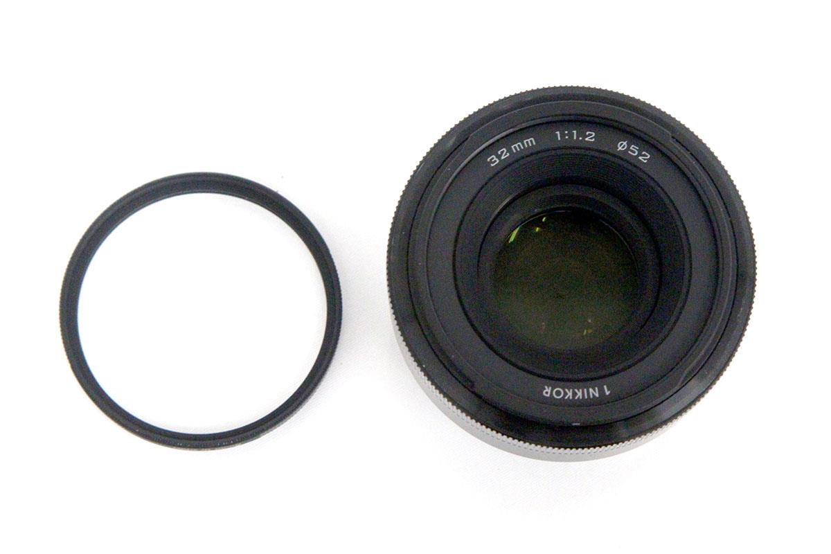 ジャンク品｜ニコン 1 NIKKOR 32mm f/1.2 ブラック CA01-A8627-3T2A-ψ