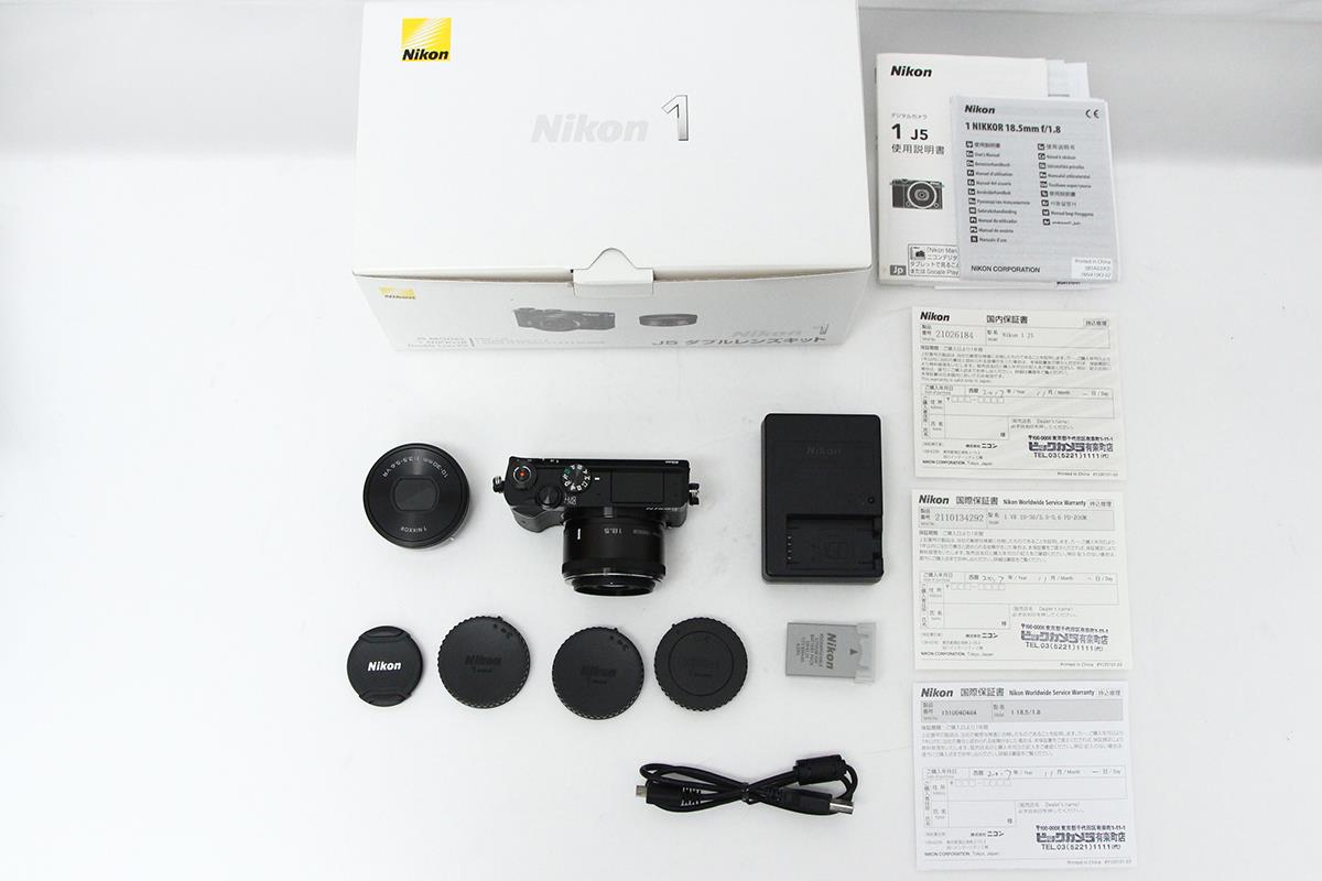 Nikon NIKON 1 J5 Wレンズキット BLACK 【公式通販】