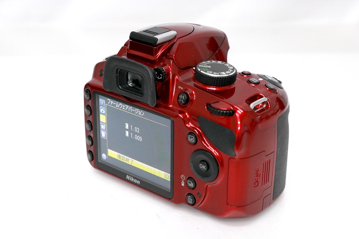 人気のレッド❤️Nikon D3200❤️ダブルズームキット❤️一眼レフ