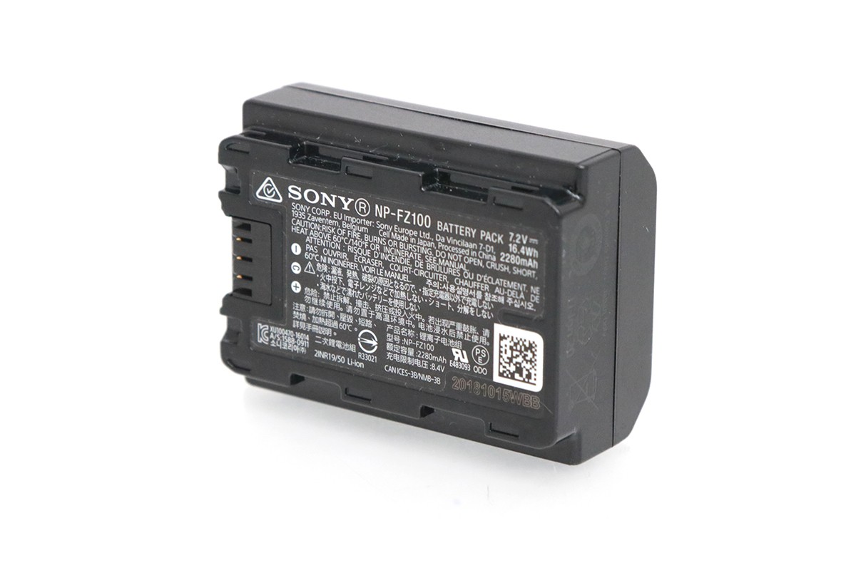 SONY®︎リチャージャブルバッテリーパック NP-FZ100