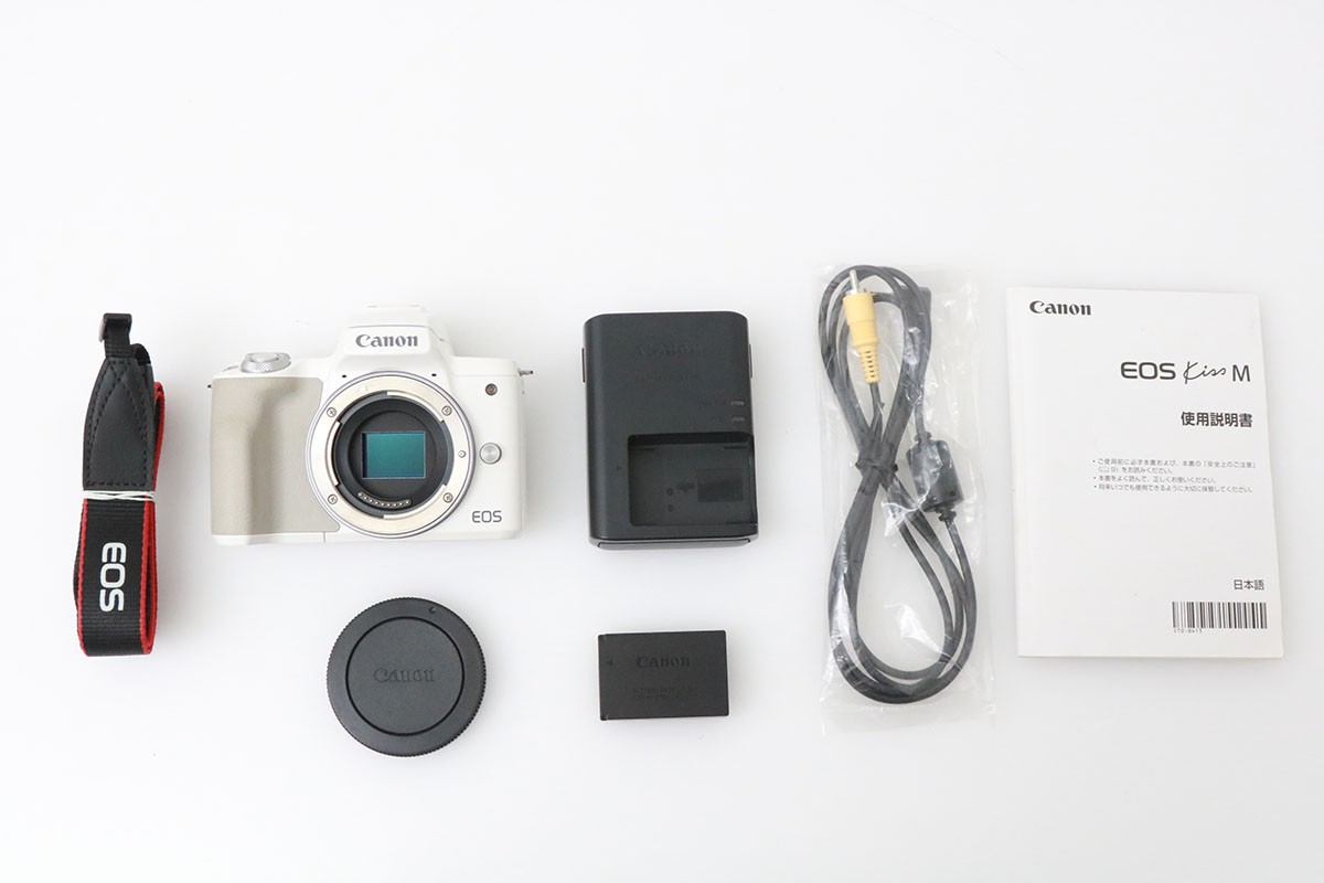 Canon EOS Kiss M 本体のみ ホワイト EOS Kiss M ボディ
