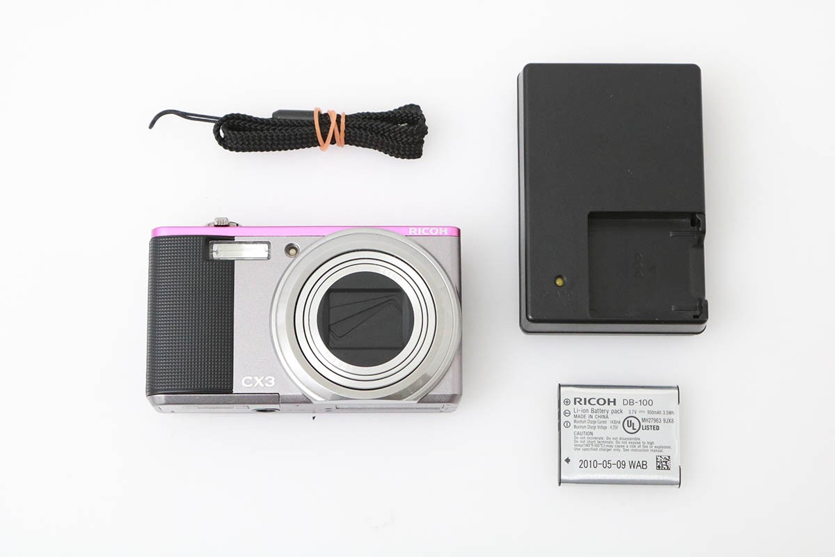 RICOH CX3 ピンク グレー
