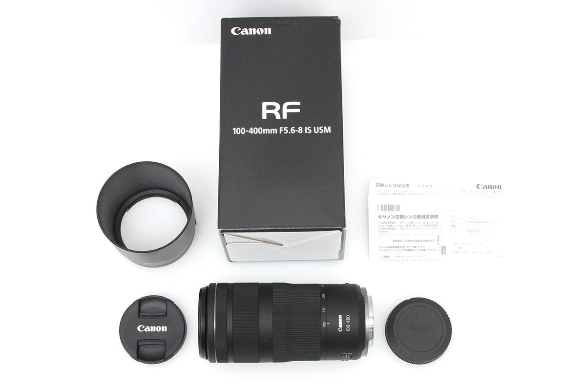 RF100-400mm F5.6-8 IS USM 中古 箱・レンズフード付き Canon