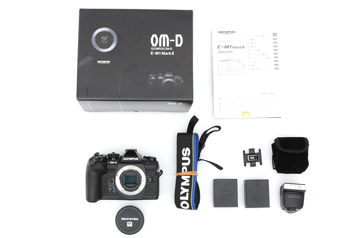 OM-D E-M1 Mark II ボディ [ブラック]（予備バッテリー付・センサー