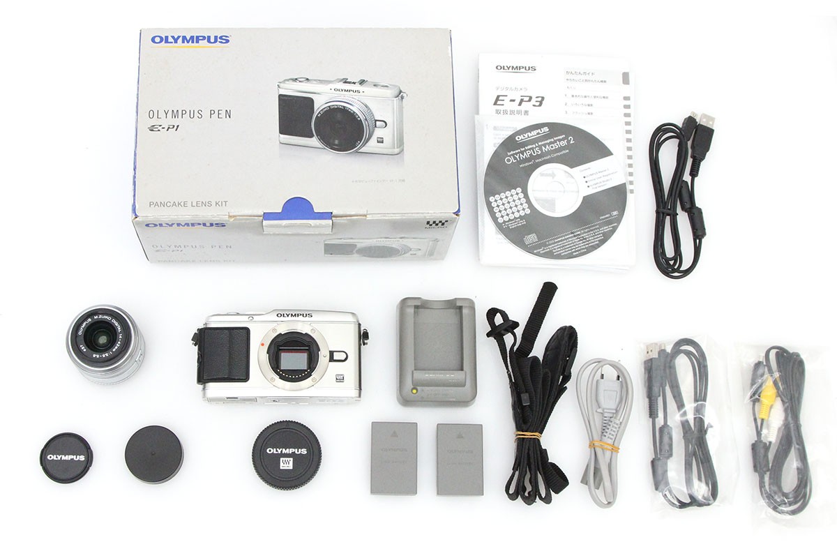 OLYMPUS PEN E-P3 レンズキット [シルバー]（純正予備バッテリー付属