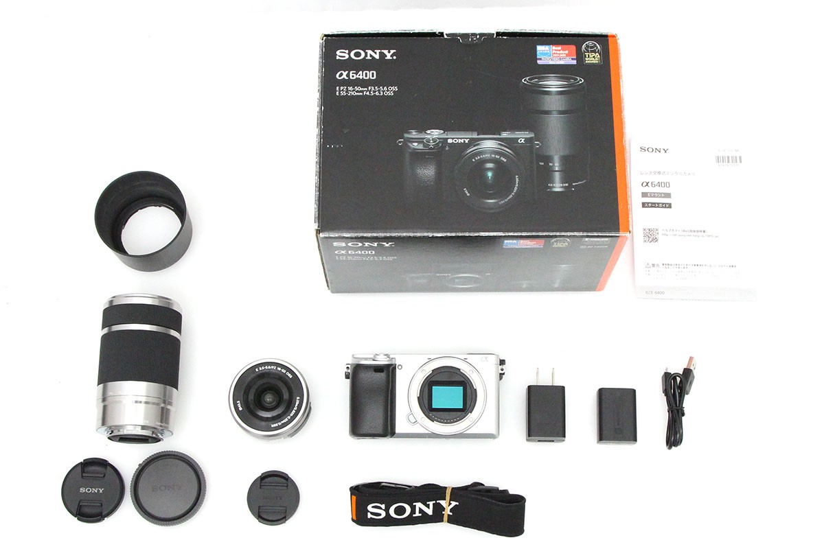 sony α6400 ダブルズームレンズキット シルバー 【公式通販】