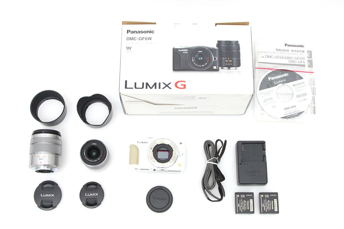 LUMIX DMC-GF6W ダブルズームレンズキット [ホワイト]（純正予備
