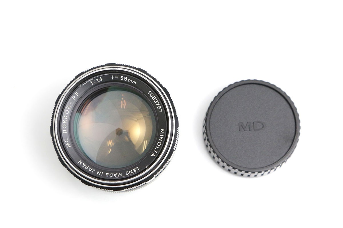 ★超美品・完動品★ミノルタsrt 101／翠のロッコールf1.4★初期保証 ミノルタ MINOLTA SRT101/MC ロッコール PF58mm F1.4 フィルム