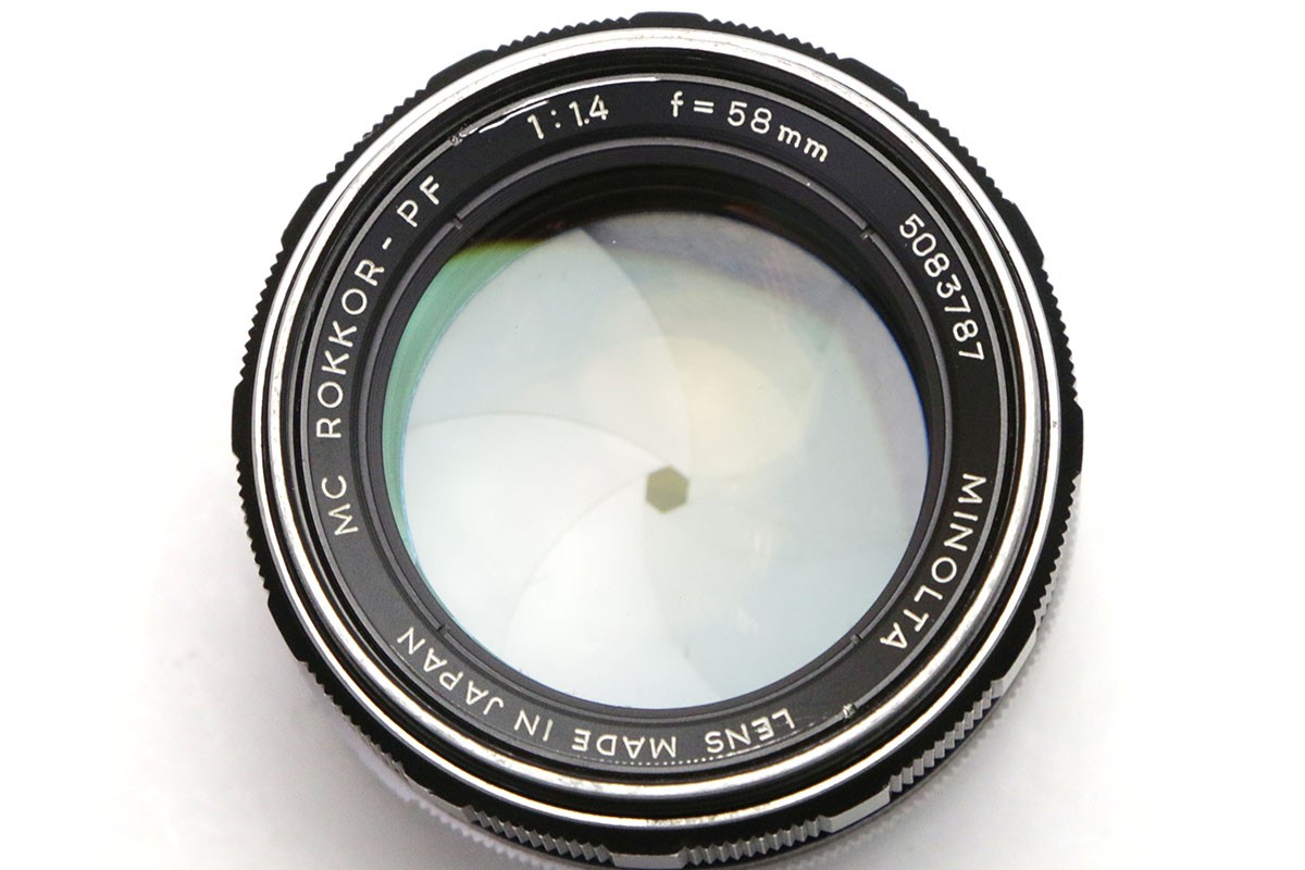 MINOLTA MC ROKKOR-PF F1.4 58mm CA01-B2895-2A1C-ψ | ミノルタ