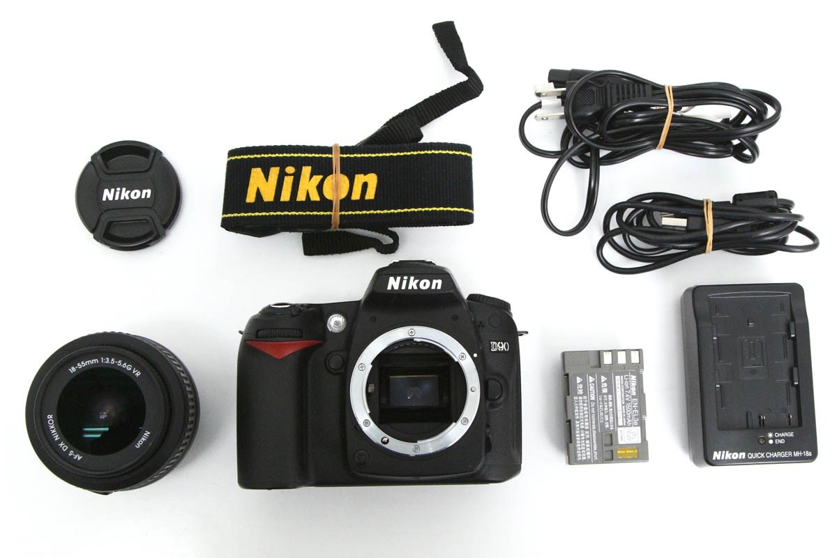 D90 AF-S DX 18-55G VR レンズキット（センサー清掃済） CA01-R3585 