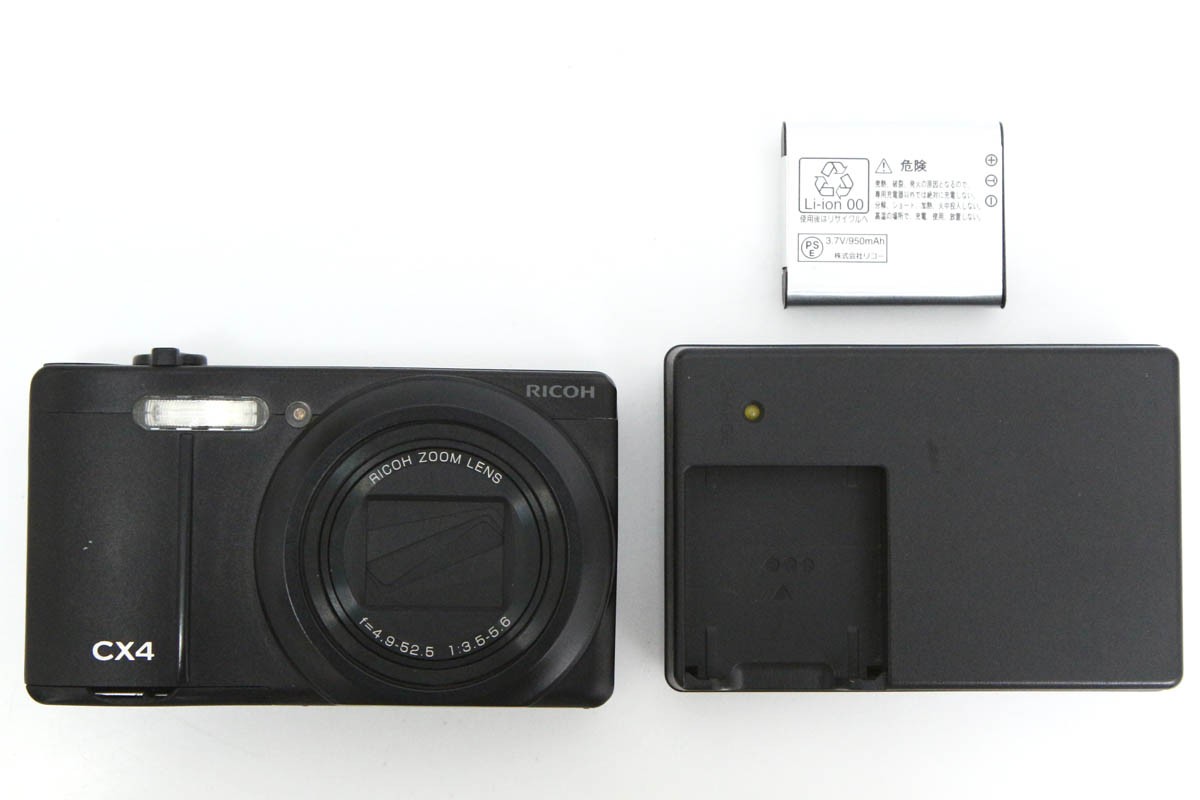 【付属品あり箱あり】RICOH CX4 デジタルカメラ ブラック Amazon | RICOH デジタルカメラ CX4 ブラック CX4BK 1000万画素裏面