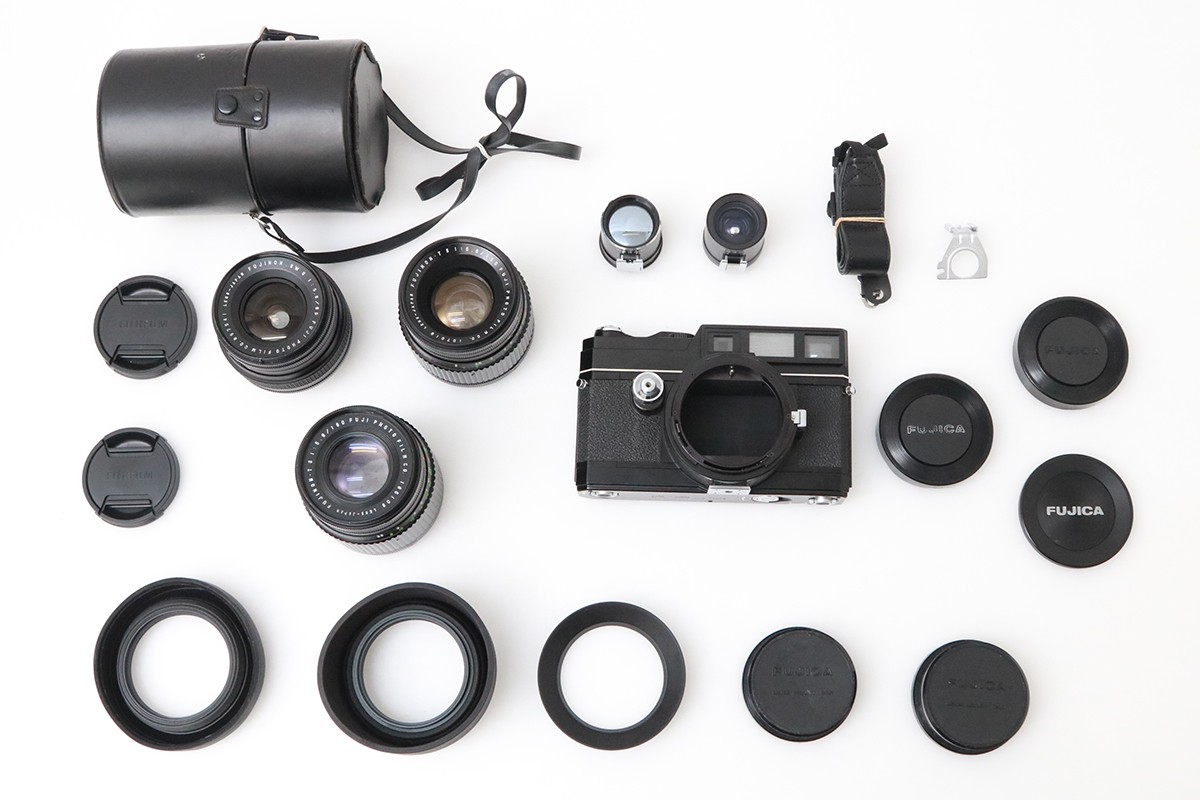 FUJICA GM670 Professional ボディ+ 180mm F5.6 + 65mm F5.6 + 150mm