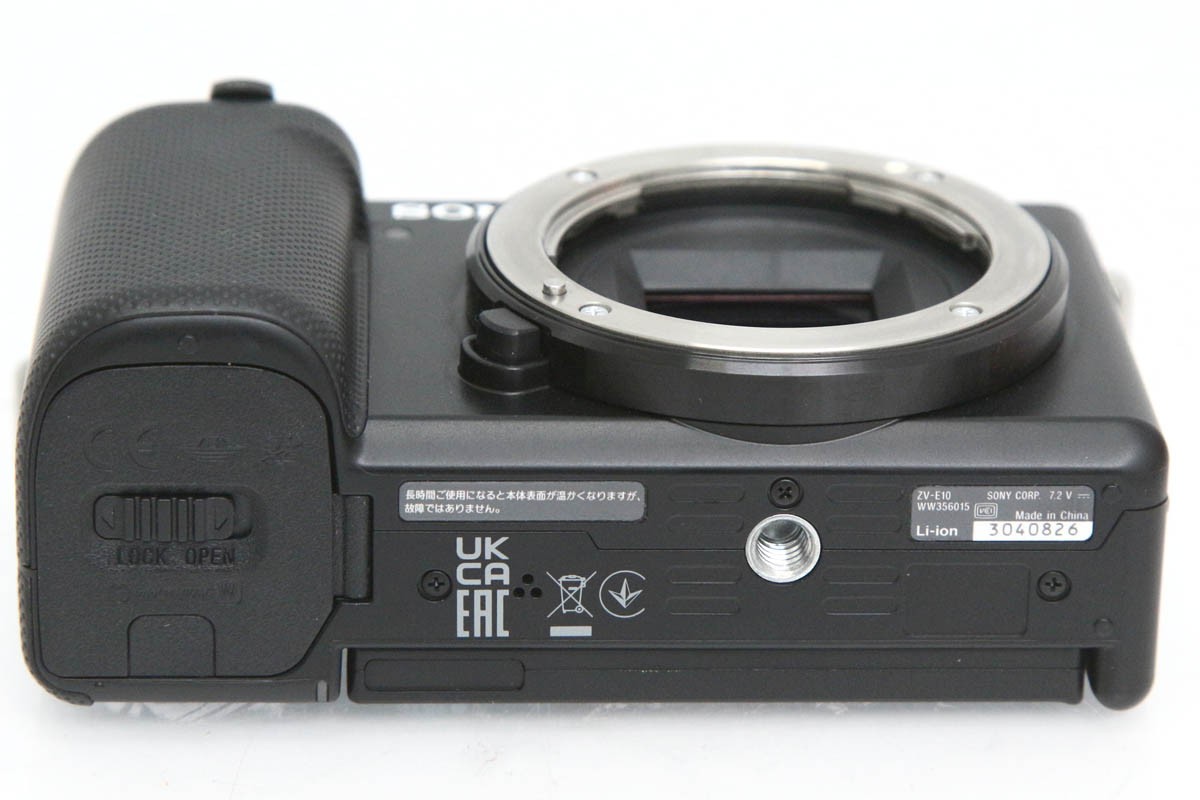 VLOGCAM ZV-E10 ボディ [ブラック]（センサー清掃済み） CA01-R4496