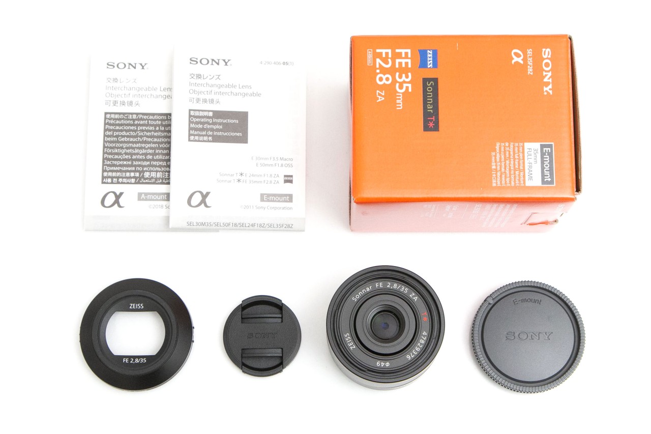 Sonnar T* FE 35mm F2.8 ZA SEL35F28Z CA01-B5960-2N3 | ソニー