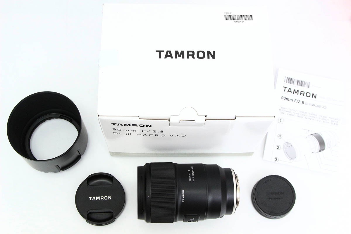 90mm F/2.8 Di III MACRO VXD (Model F072) [�\�j�[E�p] CA01-R6513-2K2